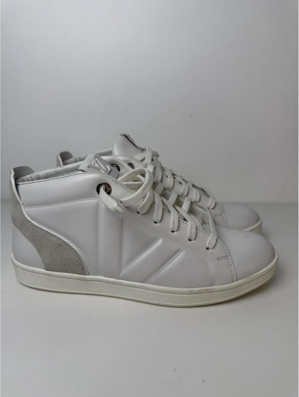Louis Vuitton Fuselage High Sneakers White SZ 5 LV / US 7